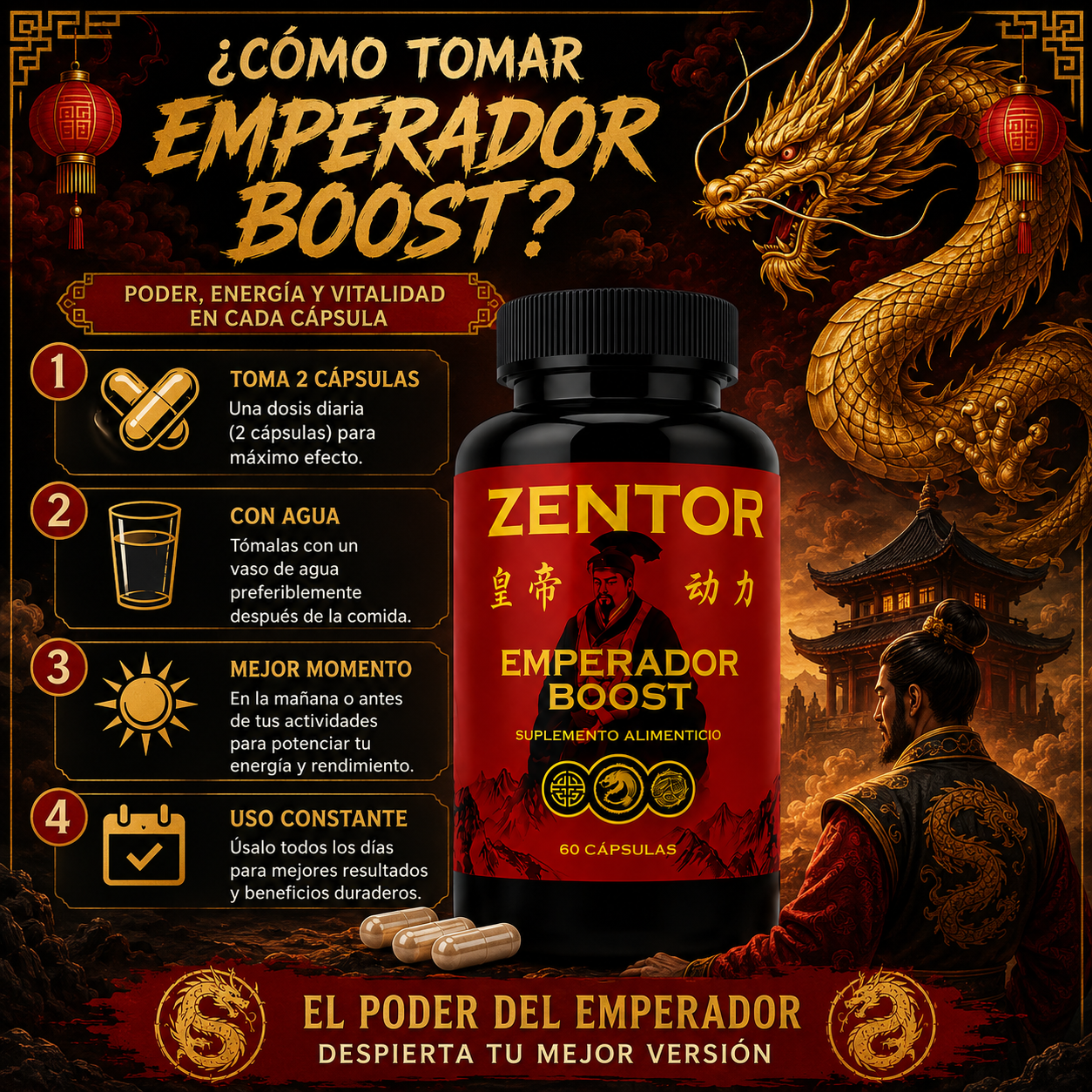 IMPERIUM – Potenciador Masculino Para Rendimiento y Vitalidad Todos los Días