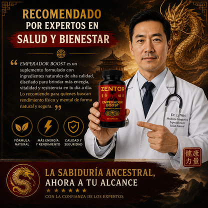 Zentor Emperador Boost - Suplemento Salud de la próstata: reduce las visitas nocturnas en el baño, alivia los problemas de la vejiga y el tracto urinario