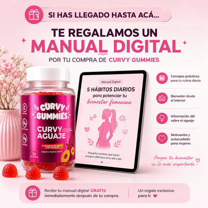 Curvy Gummies - Recupera tus curvas y vuelve a sentirte segura frente al espejo.
