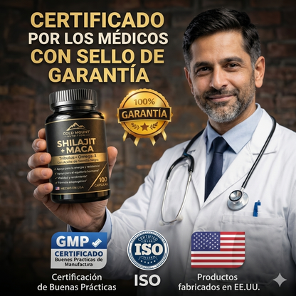 Shilajit + Maca Negra | Siente más energía desde el primer momento del día | Dile xao al cansancio