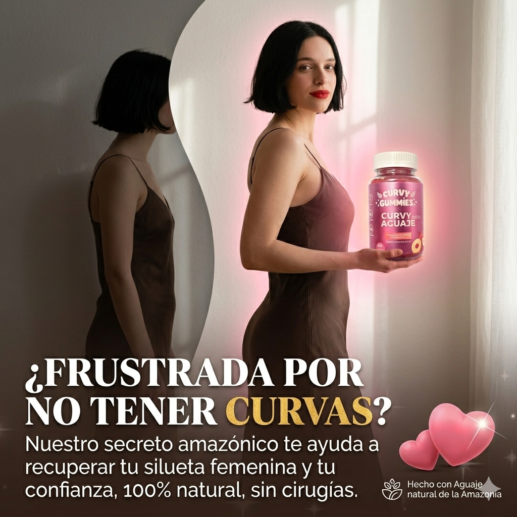 Curvy Gummies - Recupera tus curvas y vuelve a sentirte segura frente al espejo.