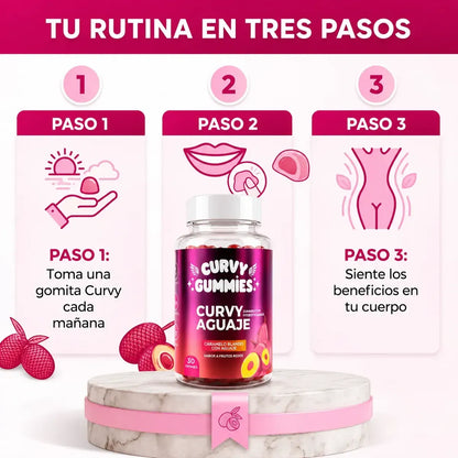 Curvy Gummies - Recupera tus curvas y vuelve a sentirte segura frente al espejo.